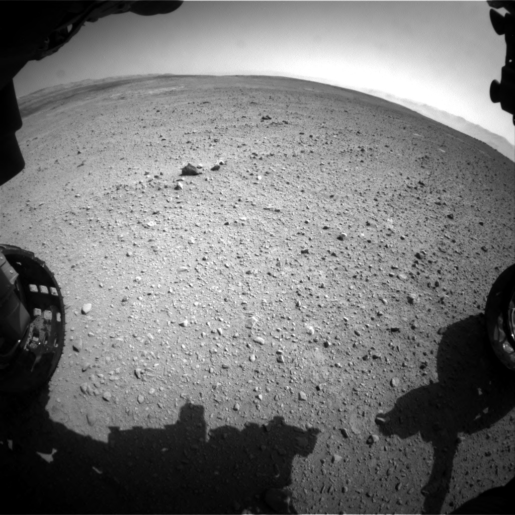 Nasa's Mars rover Curiosity acquired this image using its Front Hazard Avoidance Camera (Front Hazcam) on Sol 657, at drive 0, site number 35