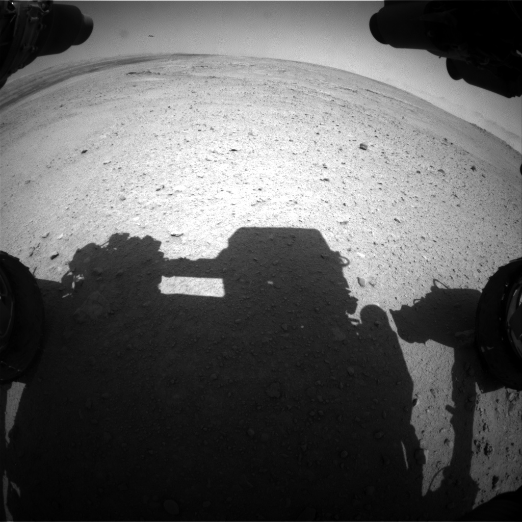 Nasa's Mars rover Curiosity acquired this image using its Front Hazard Avoidance Camera (Front Hazcam) on Sol 657, at drive 1120, site number 34