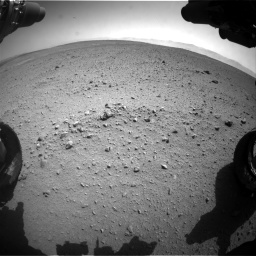 Nasa's Mars rover Curiosity acquired this image using its Front Hazard Avoidance Camera (Front Hazcam) on Sol 657, at drive 1576, site number 34