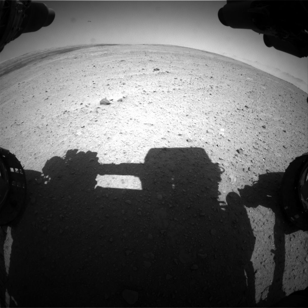Nasa's Mars rover Curiosity acquired this image using its Front Hazard Avoidance Camera (Front Hazcam) on Sol 658, at drive 0, site number 35