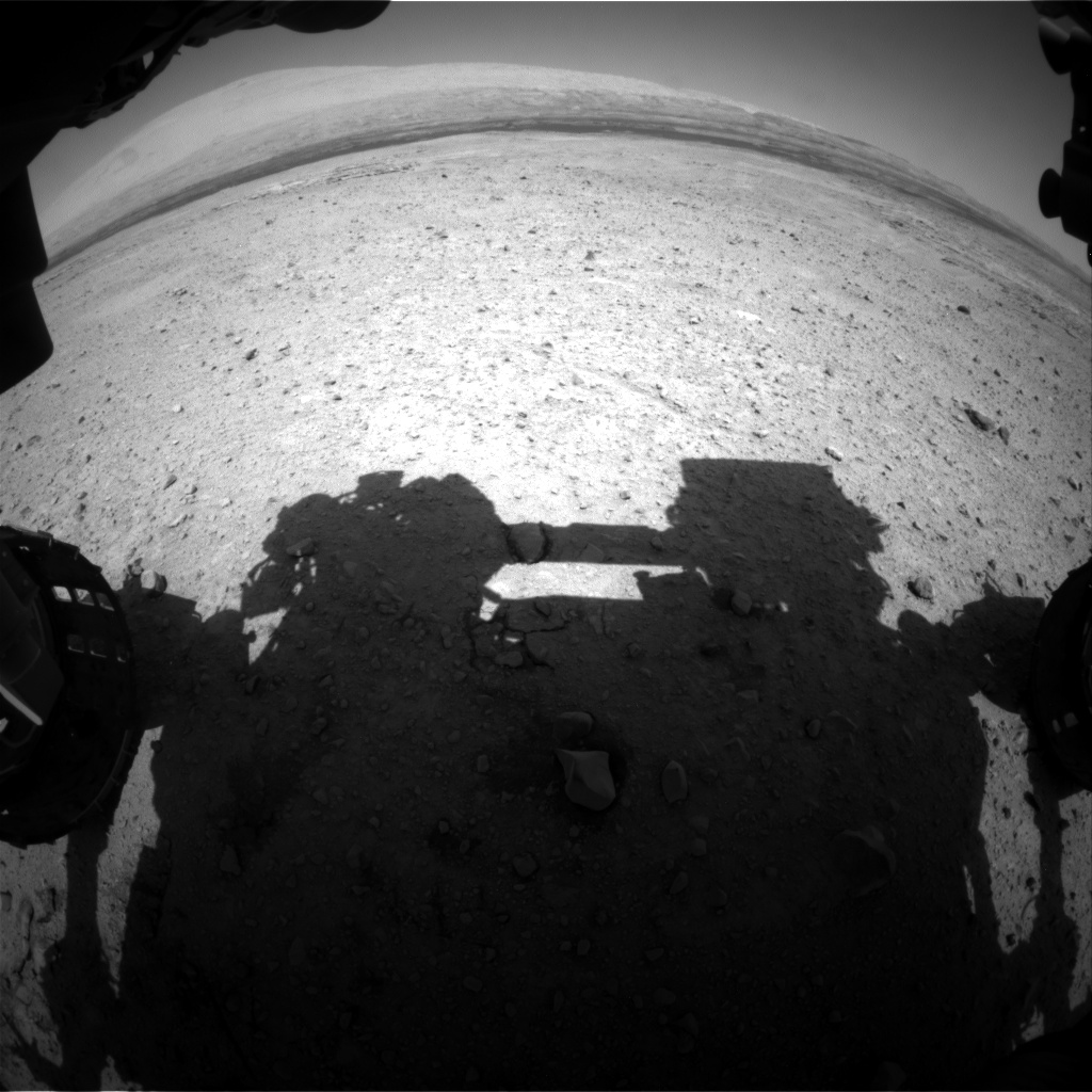 Nasa's Mars rover Curiosity acquired this image using its Front Hazard Avoidance Camera (Front Hazcam) on Sol 659, at drive 238, site number 35