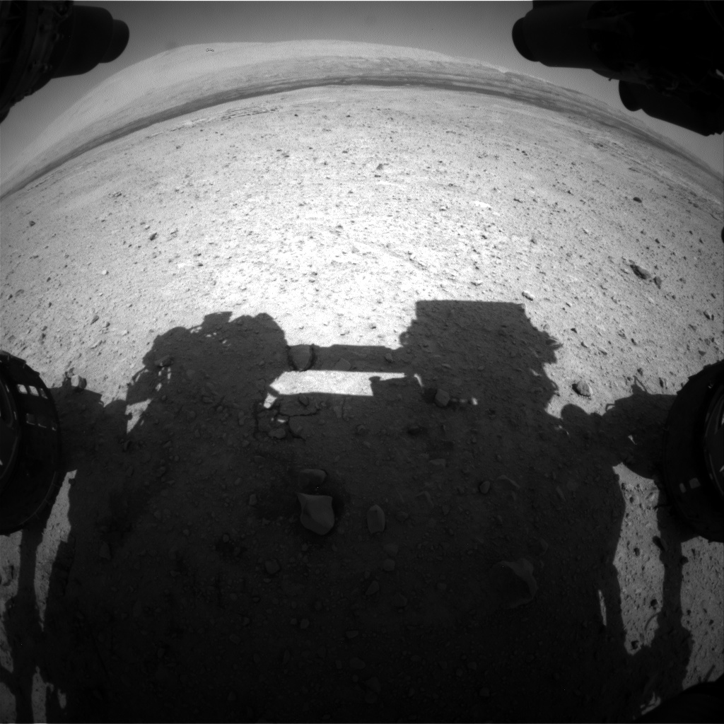 Nasa's Mars rover Curiosity acquired this image using its Front Hazard Avoidance Camera (Front Hazcam) on Sol 659, at drive 238, site number 35