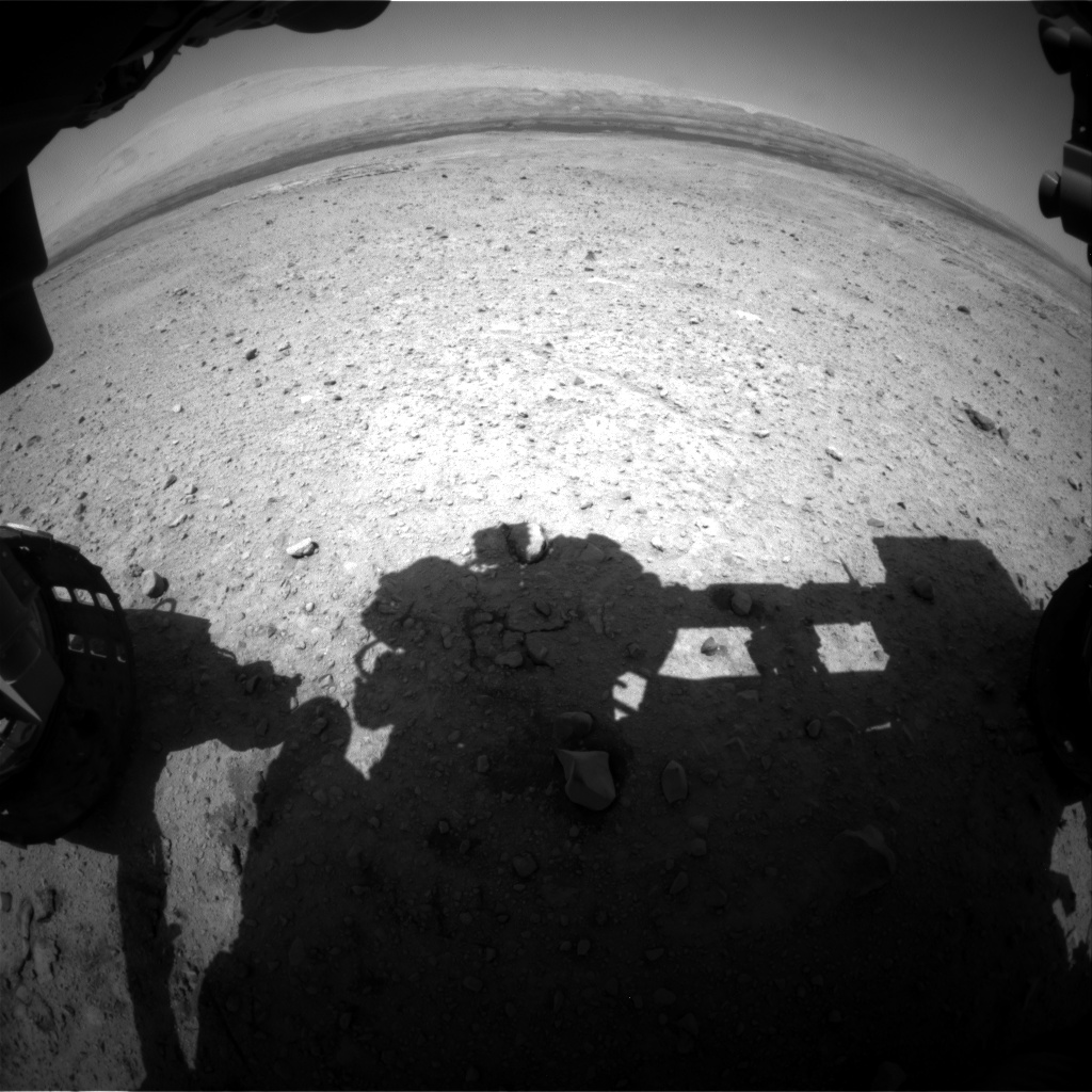 Nasa's Mars rover Curiosity acquired this image using its Front Hazard Avoidance Camera (Front Hazcam) on Sol 660, at drive 238, site number 35
