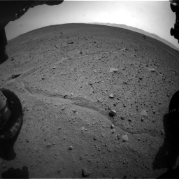 Nasa's Mars rover Curiosity acquired this image using its Front Hazard Avoidance Camera (Front Hazcam) on Sol 661, at drive 970, site number 35