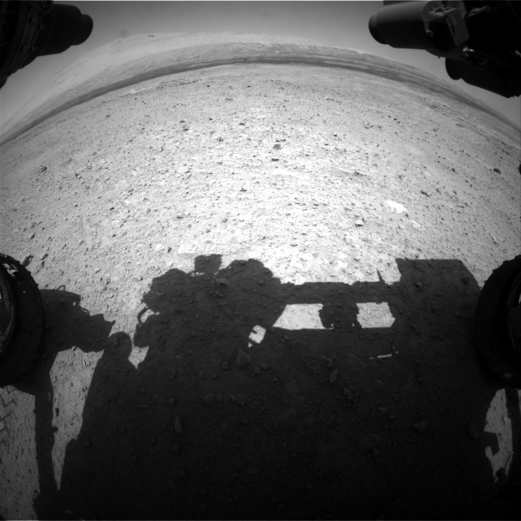 Nasa's Mars rover Curiosity acquired this image using its Front Hazard Avoidance Camera (Front Hazcam) on Sol 661, at drive 262, site number 35