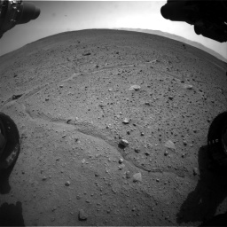 Nasa's Mars rover Curiosity acquired this image using its Front Hazard Avoidance Camera (Front Hazcam) on Sol 661, at drive 970, site number 35