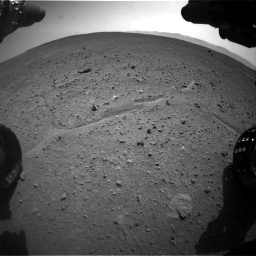 Nasa's Mars rover Curiosity acquired this image using its Front Hazard Avoidance Camera (Front Hazcam) on Sol 661, at drive 976, site number 35