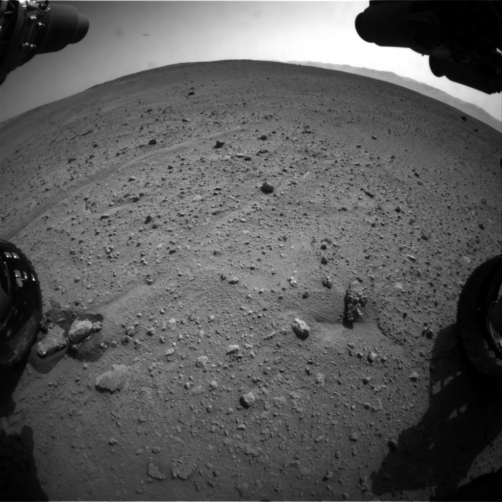 Nasa's Mars rover Curiosity acquired this image using its Front Hazard Avoidance Camera (Front Hazcam) on Sol 661, at drive 998, site number 35