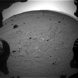 Nasa's Mars rover Curiosity acquired this image using its Front Hazard Avoidance Camera (Front Hazcam) on Sol 662, at drive 1586, site number 35
