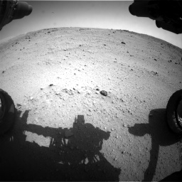 Nasa's Mars rover Curiosity acquired this image using its Front Hazard Avoidance Camera (Front Hazcam) on Sol 662, at drive 1394, site number 35