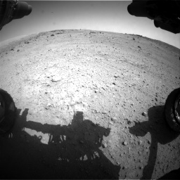 Nasa's Mars rover Curiosity acquired this image using its Front Hazard Avoidance Camera (Front Hazcam) on Sol 662, at drive 1448, site number 35