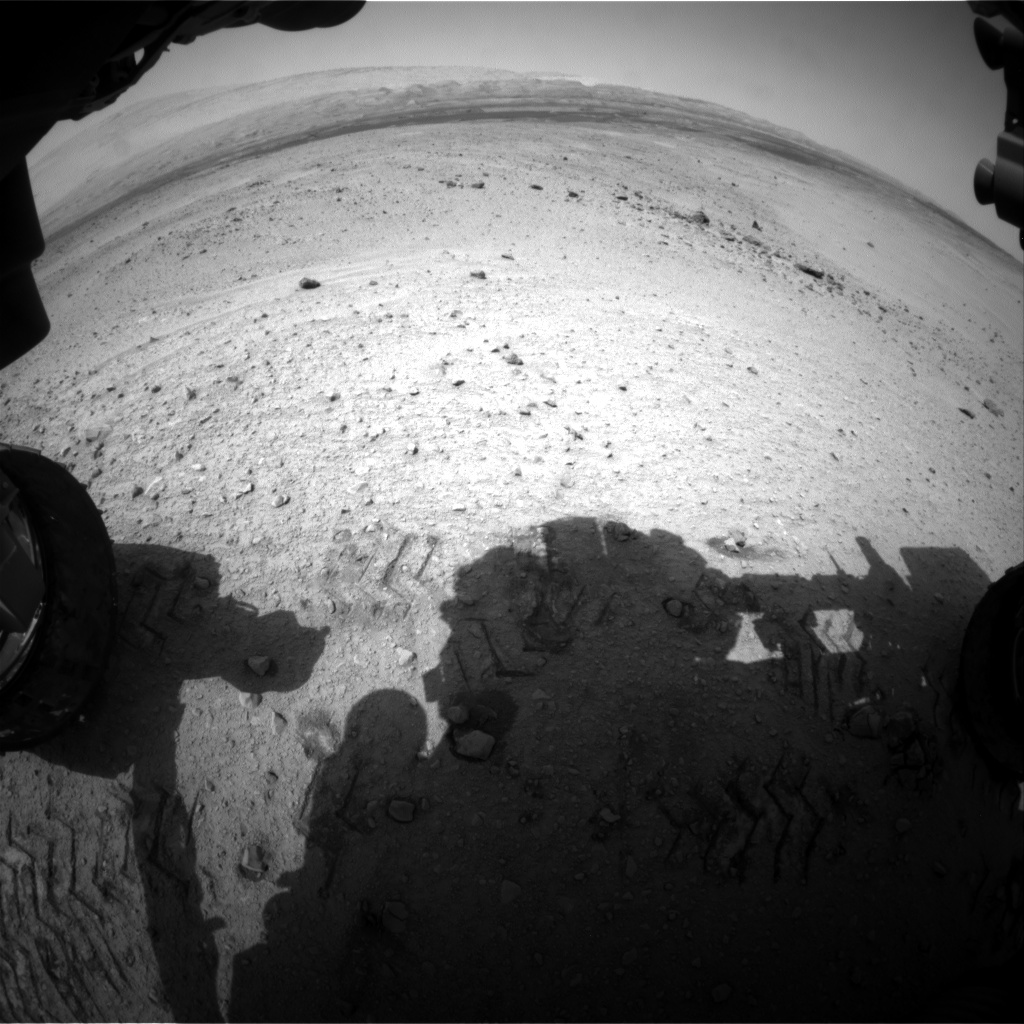 Nasa's Mars rover Curiosity acquired this image using its Front Hazard Avoidance Camera (Front Hazcam) on Sol 665, at drive 416, site number 36