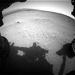 Nasa's Mars rover Curiosity acquired this image using its Front Hazard Avoidance Camera (Front Hazcam) on Sol 665, at drive 836, site number 36