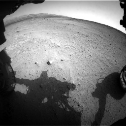 Nasa's Mars rover Curiosity acquired this image using its Front Hazard Avoidance Camera (Front Hazcam) on Sol 665, at drive 950, site number 36