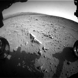 Nasa's Mars rover Curiosity acquired this image using its Front Hazard Avoidance Camera (Front Hazcam) on Sol 665, at drive 1058, site number 36