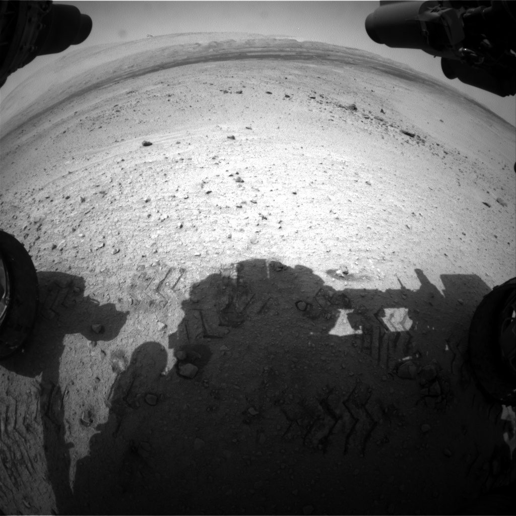 Nasa's Mars rover Curiosity acquired this image using its Front Hazard Avoidance Camera (Front Hazcam) on Sol 665, at drive 416, site number 36