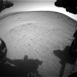 Nasa's Mars rover Curiosity acquired this image using its Front Hazard Avoidance Camera (Front Hazcam) on Sol 665, at drive 848, site number 36