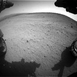 Nasa's Mars rover Curiosity acquired this image using its Front Hazard Avoidance Camera (Front Hazcam) on Sol 665, at drive 896, site number 36