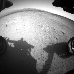 Nasa's Mars rover Curiosity acquired this image using its Front Hazard Avoidance Camera (Front Hazcam) on Sol 665, at drive 986, site number 36