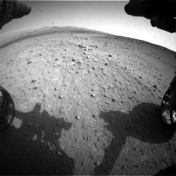 Nasa's Mars rover Curiosity acquired this image using its Front Hazard Avoidance Camera (Front Hazcam) on Sol 665, at drive 1034, site number 36