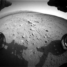 Nasa's Mars rover Curiosity acquired this image using its Front Hazard Avoidance Camera (Front Hazcam) on Sol 665, at drive 1046, site number 36