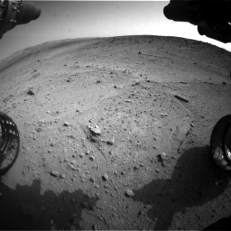 Nasa's Mars rover Curiosity acquired this image using its Front Hazard Avoidance Camera (Front Hazcam) on Sol 665, at drive 1082, site number 36