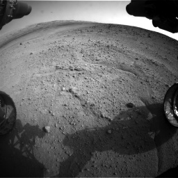 Nasa's Mars rover Curiosity acquired this image using its Front Hazard Avoidance Camera (Front Hazcam) on Sol 665, at drive 1124, site number 36