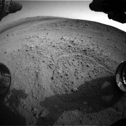 Nasa's Mars rover Curiosity acquired this image using its Front Hazard Avoidance Camera (Front Hazcam) on Sol 665, at drive 1130, site number 36