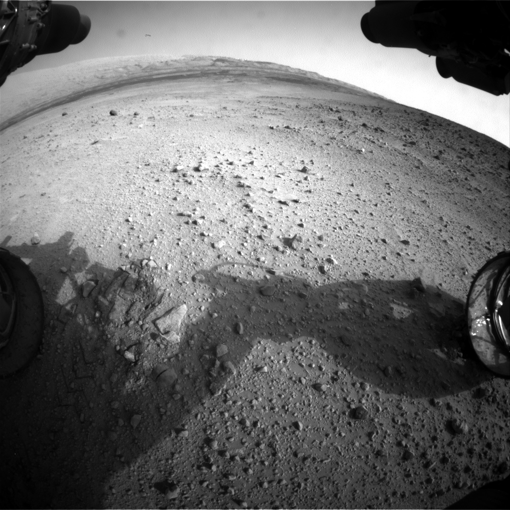 Nasa's Mars rover Curiosity acquired this image using its Front Hazard Avoidance Camera (Front Hazcam) on Sol 665, at drive 1146, site number 36