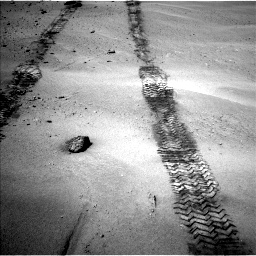 Nasa's Mars rover Curiosity acquired this image using its Left Navigation Camera on Sol 665, at drive 674, site number 36