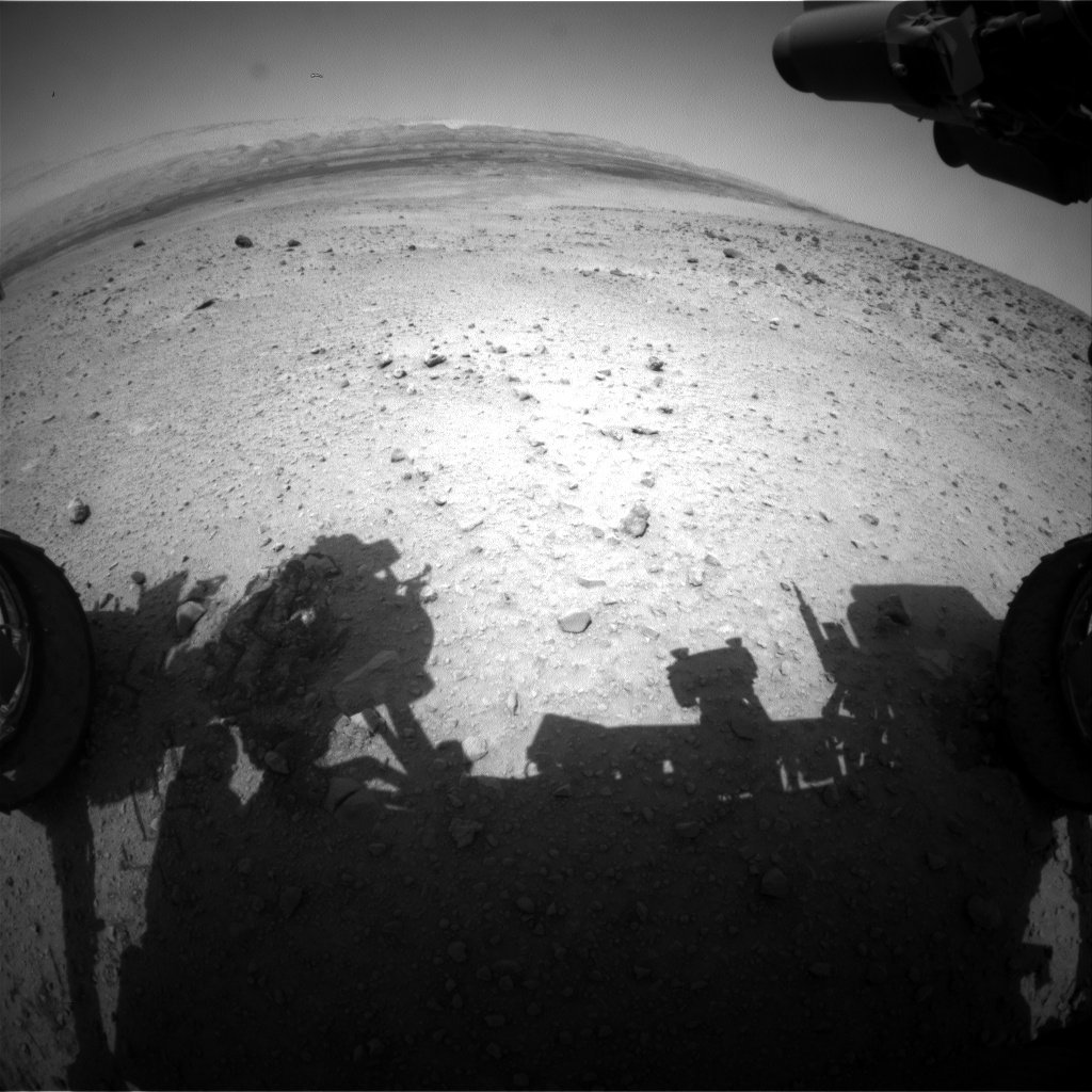Nasa's Mars rover Curiosity acquired this image using its Front Hazard Avoidance Camera (Front Hazcam) on Sol 667, at drive 1146, site number 36