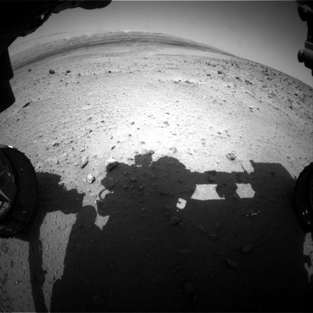 Nasa's Mars rover Curiosity acquired this image using its Front Hazard Avoidance Camera (Front Hazcam) on Sol 668, at drive 1170, site number 36
