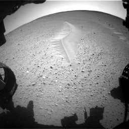 Nasa's Mars rover Curiosity acquired this image using its Front Hazard Avoidance Camera (Front Hazcam) on Sol 668, at drive 1668, site number 36