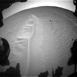 Nasa's Mars rover Curiosity acquired this image using its Front Hazard Avoidance Camera (Front Hazcam) on Sol 668, at drive 1686, site number 36