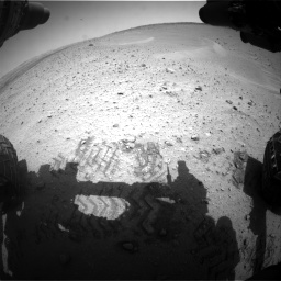Nasa's Mars rover Curiosity acquired this image using its Front Hazard Avoidance Camera (Front Hazcam) on Sol 668, at drive 1512, site number 36