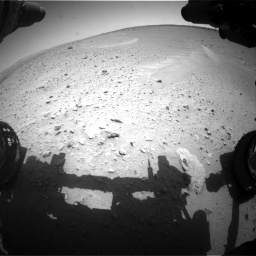 Nasa's Mars rover Curiosity acquired this image using its Front Hazard Avoidance Camera (Front Hazcam) on Sol 668, at drive 1530, site number 36