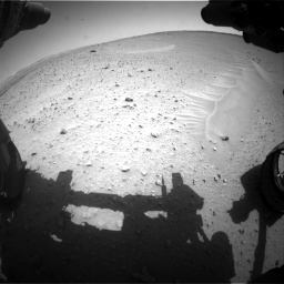 Nasa's Mars rover Curiosity acquired this image using its Front Hazard Avoidance Camera (Front Hazcam) on Sol 668, at drive 1542, site number 36
