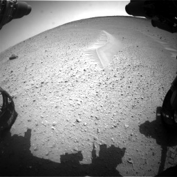 Nasa's Mars rover Curiosity acquired this image using its Front Hazard Avoidance Camera (Front Hazcam) on Sol 668, at drive 1662, site number 36