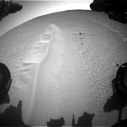 Nasa's Mars rover Curiosity acquired this image using its Front Hazard Avoidance Camera (Front Hazcam) on Sol 668, at drive 1686, site number 36