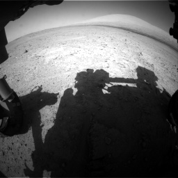 Nasa's Mars rover Curiosity acquired this image using its Front Hazard Avoidance Camera (Front Hazcam) on Sol 670, at drive 700, site number 37