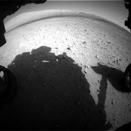 Nasa's Mars rover Curiosity acquired this image using its Front Hazard Avoidance Camera (Front Hazcam) on Sol 670, at drive 826, site number 37