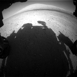 Nasa's Mars rover Curiosity acquired this image using its Front Hazard Avoidance Camera (Front Hazcam) on Sol 670, at drive 988, site number 37