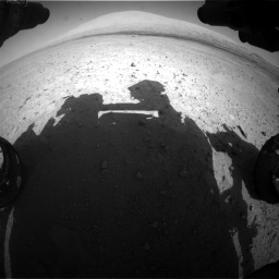 Nasa's Mars rover Curiosity acquired this image using its Front Hazard Avoidance Camera (Front Hazcam) on Sol 670, at drive 754, site number 37