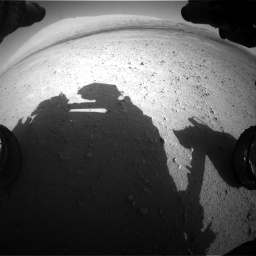 Nasa's Mars rover Curiosity acquired this image using its Front Hazard Avoidance Camera (Front Hazcam) on Sol 670, at drive 808, site number 37