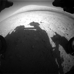 Nasa's Mars rover Curiosity acquired this image using its Front Hazard Avoidance Camera (Front Hazcam) on Sol 670, at drive 916, site number 37