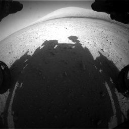 Nasa's Mars rover Curiosity acquired this image using its Front Hazard Avoidance Camera (Front Hazcam) on Sol 670, at drive 1006, site number 37