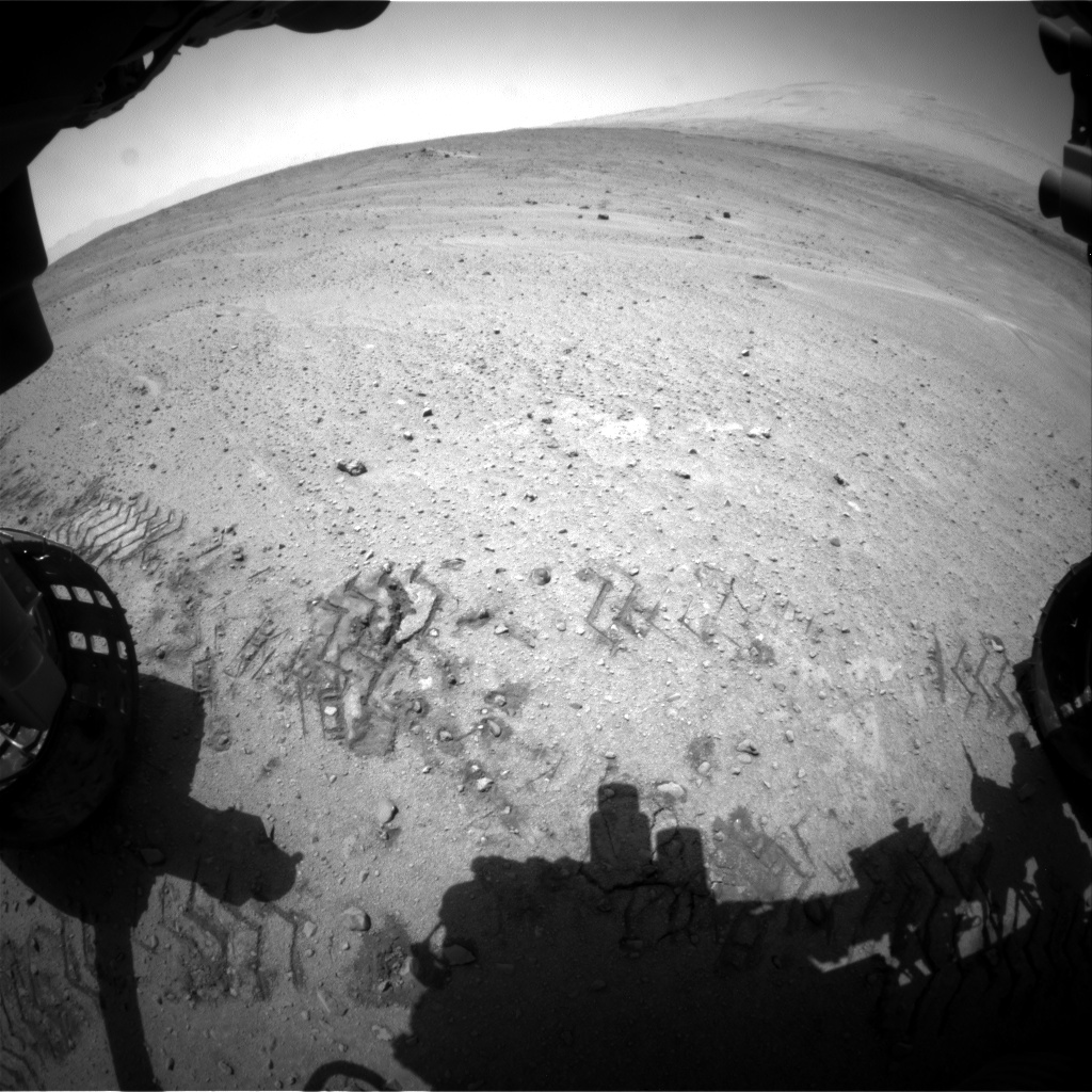 Nasa's Mars rover Curiosity acquired this image using its Front Hazard Avoidance Camera (Front Hazcam) on Sol 672, at drive 1542, site number 37