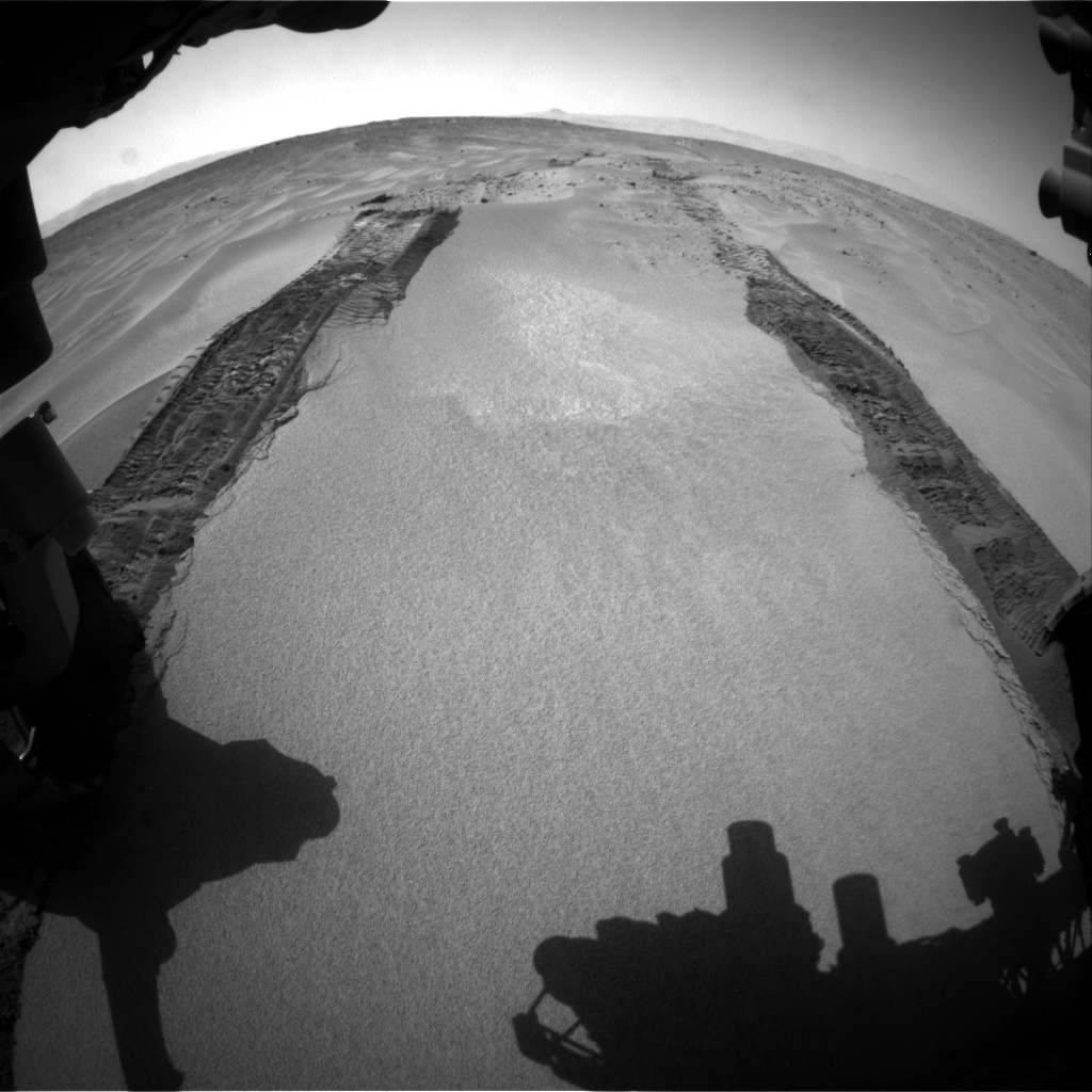 Nasa's Mars rover Curiosity acquired this image using its Front Hazard Avoidance Camera (Front Hazcam) on Sol 672, at drive 0, site number 38