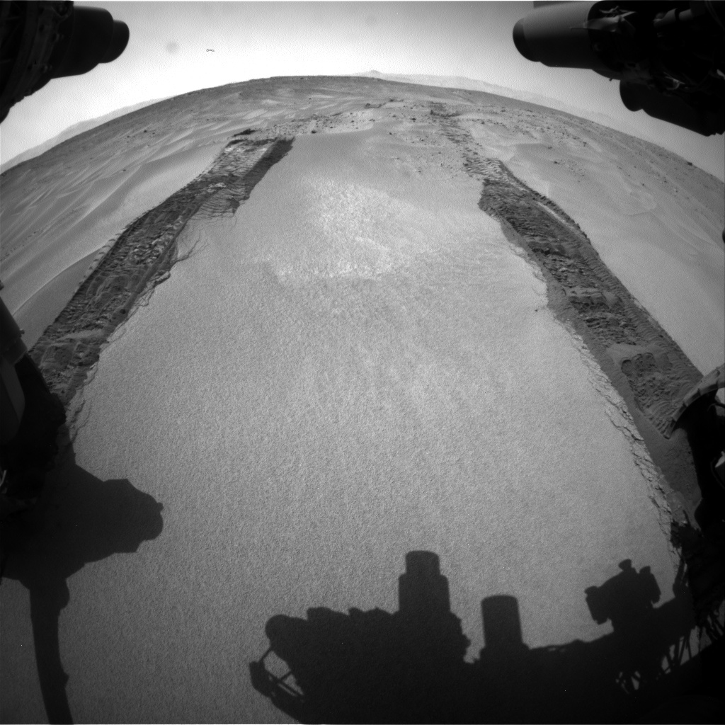 Nasa's Mars rover Curiosity acquired this image using its Front Hazard Avoidance Camera (Front Hazcam) on Sol 672, at drive 0, site number 38