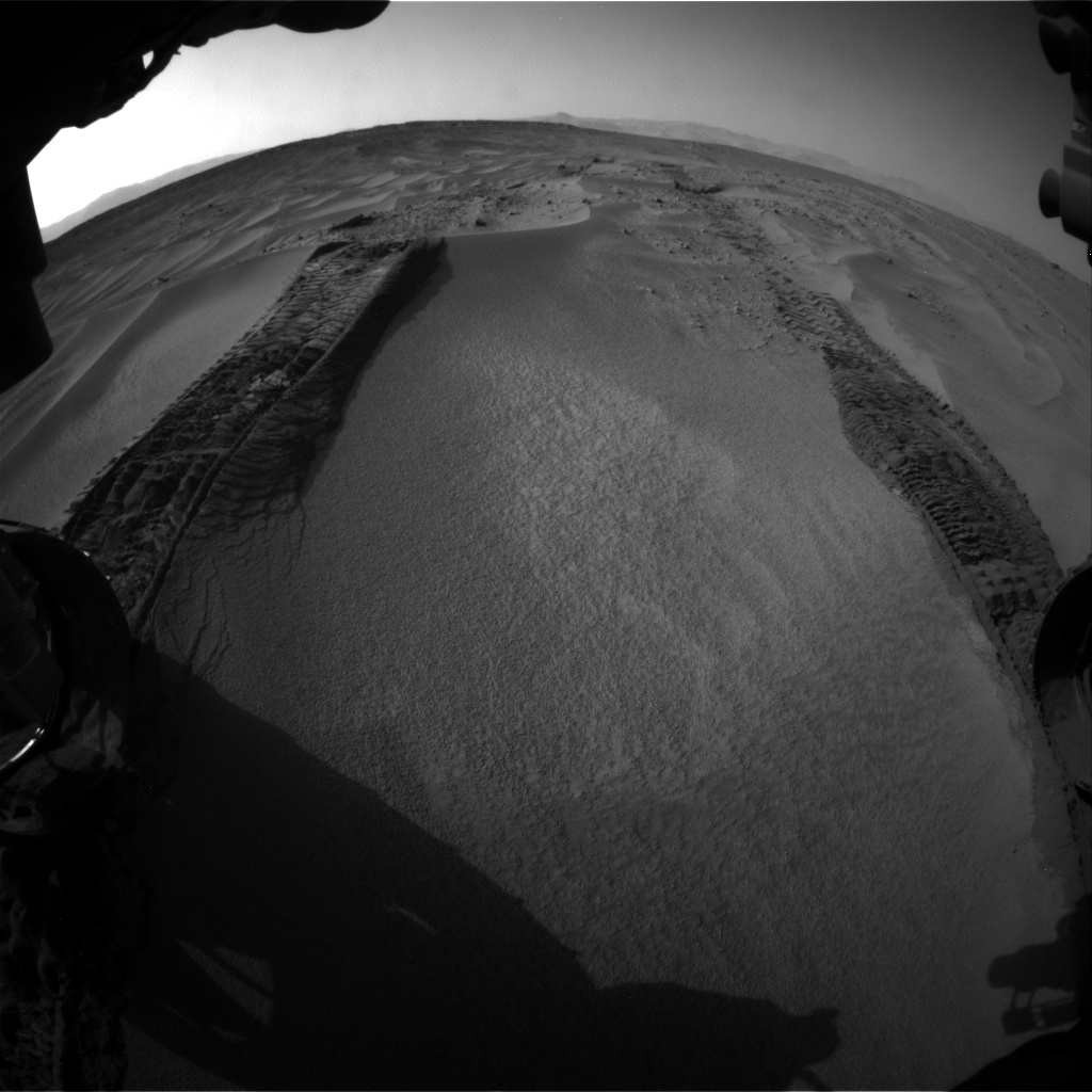 Nasa's Mars rover Curiosity acquired this image using its Front Hazard Avoidance Camera (Front Hazcam) on Sol 674, at drive 12, site number 38